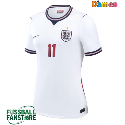 England Marcus Rashford #11 Replik Heimtrikot Damen WM 2026 Kurzarm